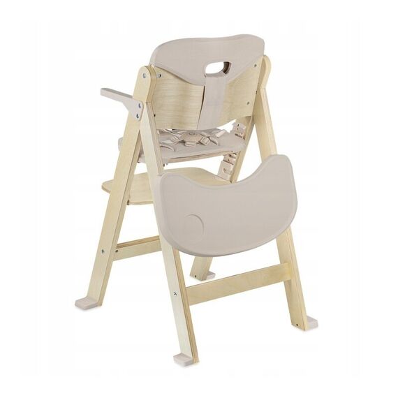 Scaun de masa, Lionelo, Floris, 3 in 1, Din Lemn, Sustine 40 kg, Bej, Culoare: Bej - poza 8 - ExclusivMAG.ro