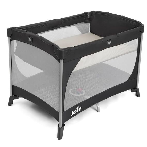 Patut pliant cu 2 niveluri Joie Allura 120 cm, Black Ink, Culoare: Negru/Gri, Dimensiuni: 120x60  - ExclusivMAG.ro