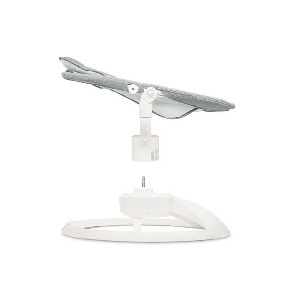 Balansoar electric pentru bebelusi cu sezut rotativ 360 grade , Momi Pearl - Grey, Culoare: Gri - poza 4 - ExclusivMAG.ro