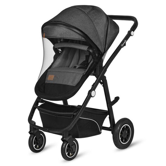 Carucior 3 in 1 Lionelo Bianka - Gri, Culoare: Gri, Model: 3 in 1 - poza 11 - ExclusivMAG.ro
