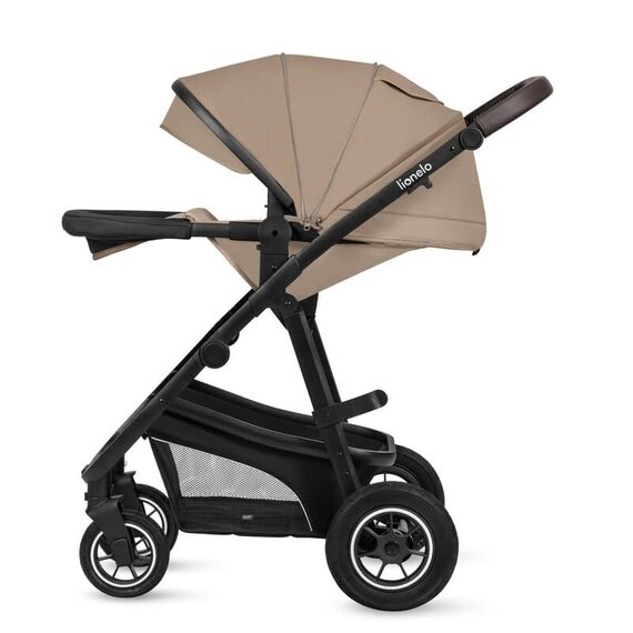 Carucior 3 in 1 Lionelo Bianka - Bej, Culoare: Crem, Model: 3 in 1 - poza 5 - ExclusivMAG.ro