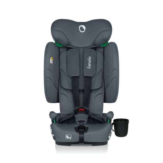 Scaun auto pliabil, Lionelo, Nelly, i-Size, 76- 150 cm, Gri, Culoare: Gri, Grupa: 9-36kg (9 luni - 12 ani) - poza 6 - ExclusivMAG.ro