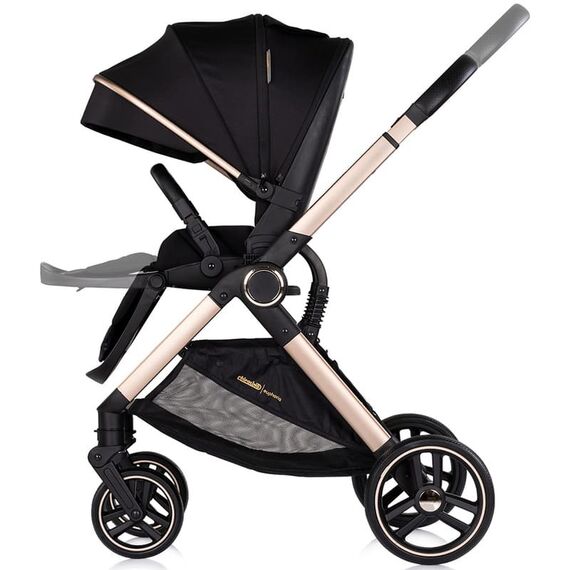Carucior Chipolino Euphoria 3 in 1 noir, Culoare: Negru, Model: 3 in 1 - poza 6 - ExclusivMAG.ro