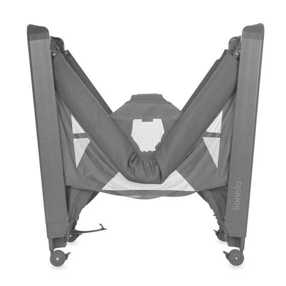 Patut multifunctional, Lionelo, Patty, 5 in 1, 0- 36 luni, Co-sleeper, Tarc de joaca, Patut de calatorie, Gri - poza 6 - ExclusivMAG.ro