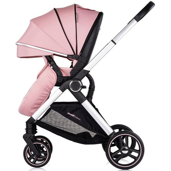 Carucior Chipolino Euphoria 3 in 1 powder pink, Culoare: Roz, Model: 3 in 1 - poza 6 - ExclusivMAG.ro