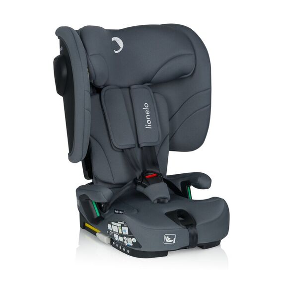 Scaun auto pliabil, Lionelo, Nelly, i-Size, 76- 150 cm, Gri, Culoare: Gri, Grupa: 9-36kg (9 luni - 12 ani)  - ExclusivMAG.ro