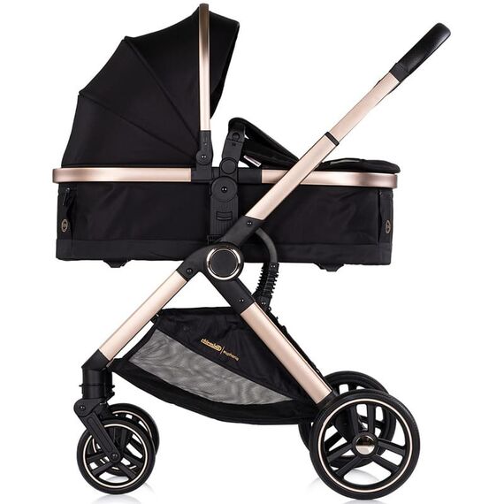 Carucior Chipolino Euphoria 3 in 1 noir, Culoare: Negru, Model: 3 in 1 - poza 3 - ExclusivMAG.ro