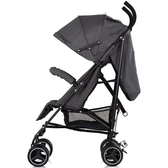 Carucior sport Chipolino Milano charcoal, Culoare: Gri/Negru, Model: sport - poza 2 - ExclusivMAG.ro