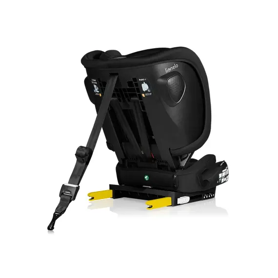 Scaun auto pliabil, Lionelo, Nelly, i-Size, 76- 150 cm, Negru, Culoare: Negru, Grupa: 9-36kg (9 luni - 12 ani) - poza 4 - ExclusivMAG.ro