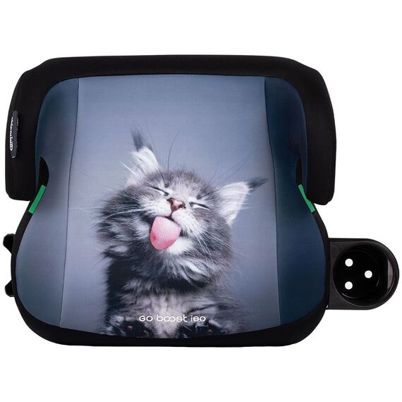 Inaltator auto Chipolino Go Boost Iso I-Size 125-150 cm cu sistem Isofix cat, Culoare: Negru/Gri, Grupa: 22-36kg (6 ani - 12 ani)  - ExclusivMAG.ro