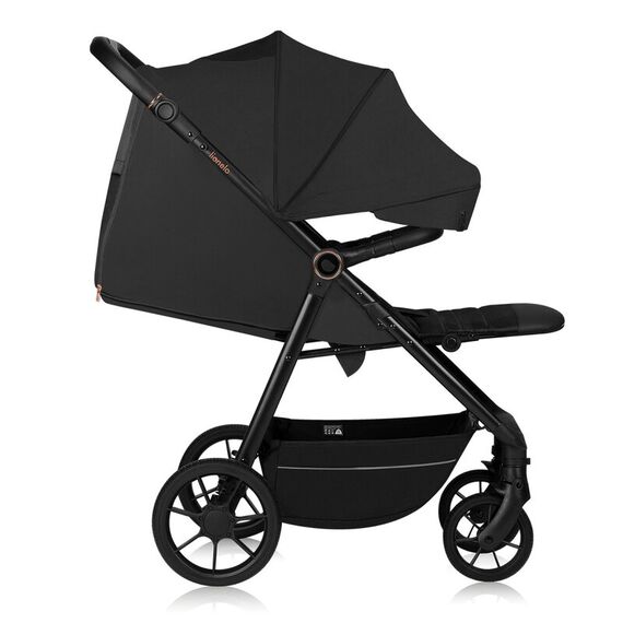 Carucior sport, Lionelo, Mira, Pana la 22 kg, 6 luni+, Negru, Culoare: Negru, Model: sport - poza 5 - ExclusivMAG.ro