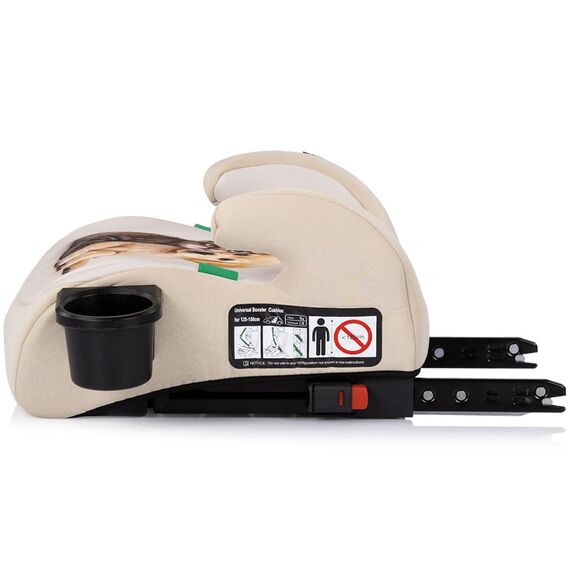 Inaltator auto Chipolino Go Boost Iso I-Size 125-150 cm cu sistem Isofix kitten & puppy, Culoare: Crem, Grupa: 22-36kg (6 ani - 12 ani) - poza 3 - ExclusivMAG.ro