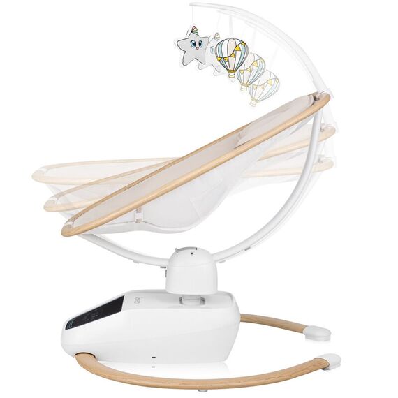 Balansoar si sezlong, Lionelo, Olivia, 2 in 1, Electric, Cu leganare 3D, Bej - poza 6 - ExclusivMAG.ro
