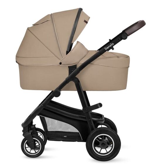 Carucior 3 in 1 Lionelo Bianka - Bej, Culoare: Crem, Model: 3 in 1 - poza 9 - ExclusivMAG.ro