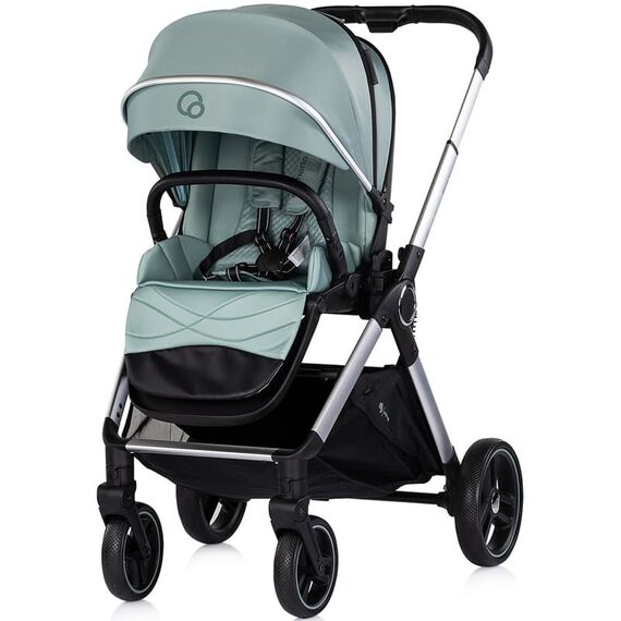 Carucior Chipolino Euphoria 3 in 1 matcha, Culoare: Turcoaz, Model: 3 in 1 - poza 3 - ExclusivMAG.ro