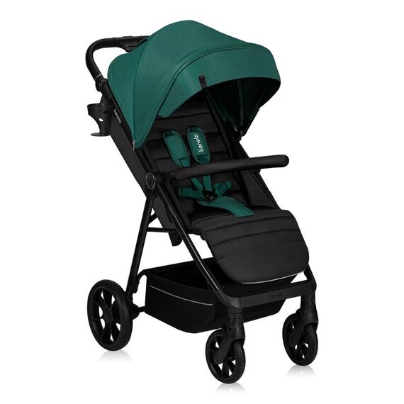 Carucior sport, Lionelo, Mira, Pana la 22 kg, 6 luni+, Verde, Culoare: Verde inchis, Model: sport - poza 2 - ExclusivMAG.ro