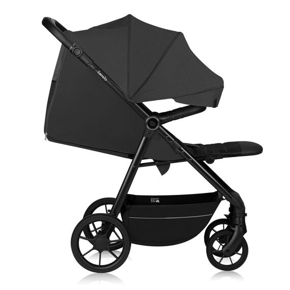 Carucior sport, Lionelo, Mira, Pana la 22 kg, 6 luni+, Gri, Culoare: Gri/Negru, Model: sport - poza 4 - ExclusivMAG.ro