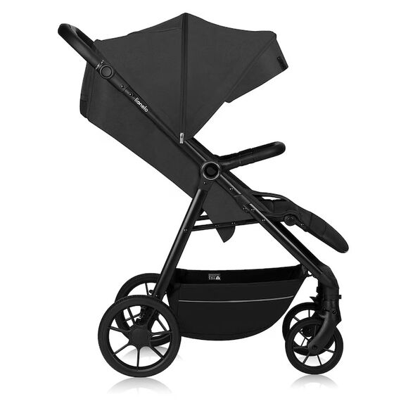 Carucior sport, Lionelo, Mira, Pana la 22 kg, 6 luni+, Gri, Culoare: Gri/Negru, Model: sport - poza 2 - ExclusivMAG.ro