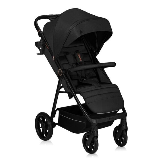 Carucior sport, Lionelo, Mira, Pana la 22 kg, 6 luni+, Negru, Culoare: Negru, Model: sport - poza 2 - ExclusivMAG.ro