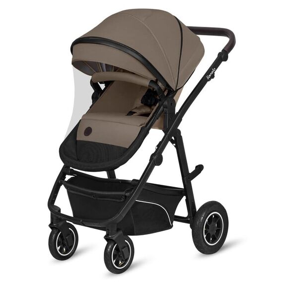 Carucior 3 in 1 Lionelo Bianka - Bej, Culoare: Crem, Model: 3 in 1 - poza 10 - ExclusivMAG.ro