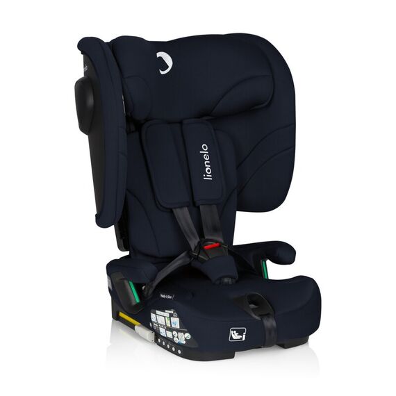 Scaun auto pliabil, Lionelo, Nelly, i-Size, 76- 150 cm, Albastru, Culoare: Albastru, Grupa: 9-36kg (9 luni - 12 ani)  - ExclusivMAG.ro