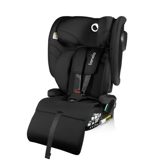 Scaun auto pliabil, Lionelo, Nelly, i-Size, 76- 150 cm, Negru, Culoare: Negru, Grupa: 9-36kg (9 luni - 12 ani) - poza 3 - ExclusivMAG.ro