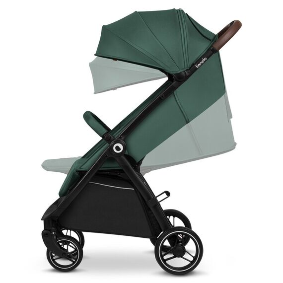 Carucior sport, Lionelo, Ingrid, Pana la 22 Kg, 6 luni+, Verde, Culoare: Verde inchis, Model: sport - poza 4 - ExclusivMAG.ro