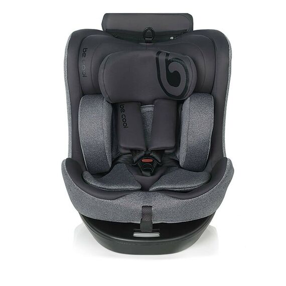 Scaun auto, Be Cool, Wagon I-Size, Rotire 360 grade, 40 - 150 cm, 0 - 36 kg, Carbon, Culoare: Negru/Gri, Grupa: 0-36kg (0 luni - 12 ani) - poza 11 - ExclusivMAG.ro