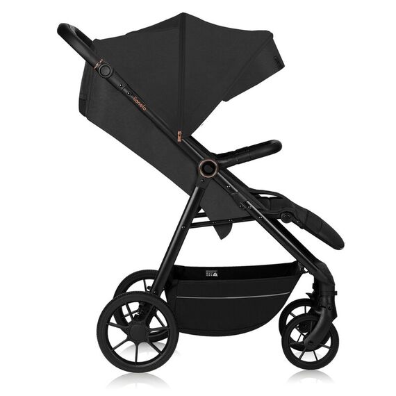 Carucior sport, Lionelo, Mira, Pana la 22 kg, 6 luni+, Negru, Culoare: Negru, Model: sport - poza 6 - ExclusivMAG.ro