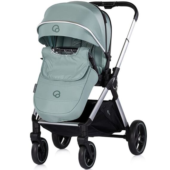 Carucior Chipolino Euphoria 3 in 1 matcha, Culoare: Turcoaz, Model: 3 in 1 - poza 4 - ExclusivMAG.ro