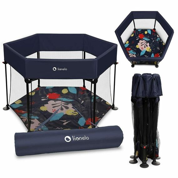 Tarc de joaca Lionelo Roel, Blue Navy, Culoare: Albastru - poza 2 - ExclusivMAG.ro
