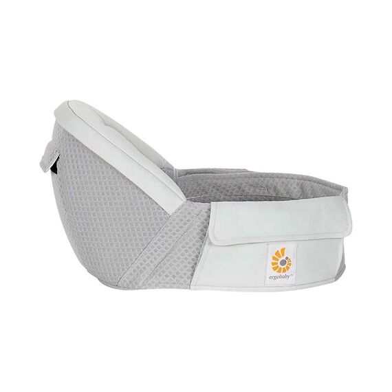 Marsupiu Alta Hip Ergobaby, 4 luni - 4 ani , 5.5-20.4 kg, Pearl Grey, Culoare: Gri deschis - poza 2 - ExclusivMAG.ro