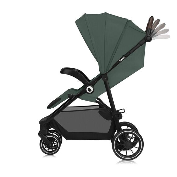 Carucior sport Lionelo Emma One, Pana la 22 kg - Verde, Culoare: Verde inchis, Model: sport - poza 4 - ExclusivMAG.ro