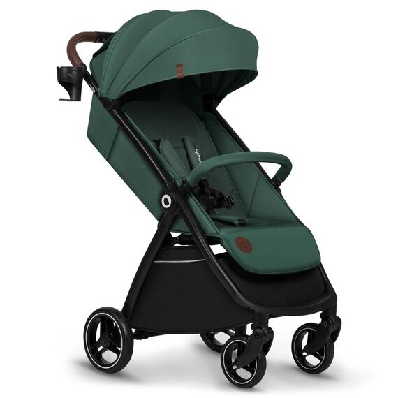Carucior sport, Lionelo, Ingrid, Pana la 22 Kg, 6 luni+, Verde, Culoare: Verde inchis, Model: sport  - ExclusivMAG.ro