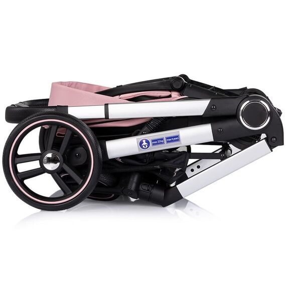 Carucior Chipolino Euphoria 3 in 1 powder pink, Culoare: Roz, Model: 3 in 1 - poza 14 - ExclusivMAG.ro