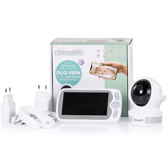 Video monitor Chipolino Duo View white - poza 4 - ExclusivMAG.ro