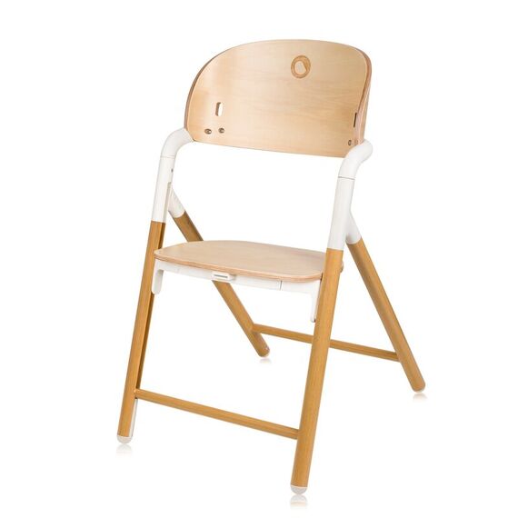 Scaun de masa multifunctional Celia, Lionelo, Din lemn de fag, 6 luni- adult, Alb/Natural, Culoare: Natur - poza 6 - ExclusivMAG.ro