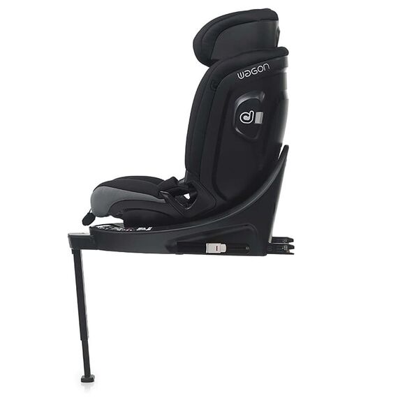 Scaun auto, Be Cool, Wagon I-Size, Rotire 360 grade, 40 - 150 cm, 0 - 36 kg, Carbon, Culoare: Negru/Gri, Grupa: 0-36kg (0 luni - 12 ani) - poza 6 - ExclusivMAG.ro