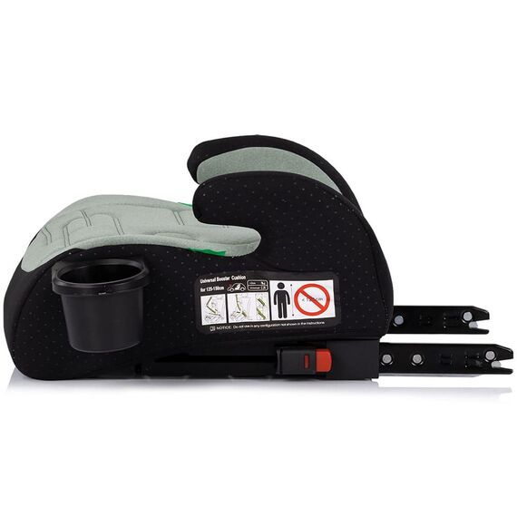 Inaltator auto Chipolino Go Boost Iso I-Size 125-150 cm cu sistem Isofix matcha, Culoare: Verde inchis, Grupa: 22-36kg (6 ani - 12 ani) - poza 3 - ExclusivMAG.ro