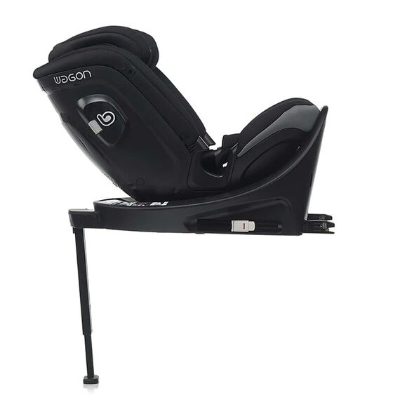 Scaun auto, Be Cool, Wagon I-Size, Rotire 360 grade, 40 - 150 cm, 0 - 36 kg, Carbon, Culoare: Negru/Gri, Grupa: 0-36kg (0 luni - 12 ani) - poza 7 - ExclusivMAG.ro