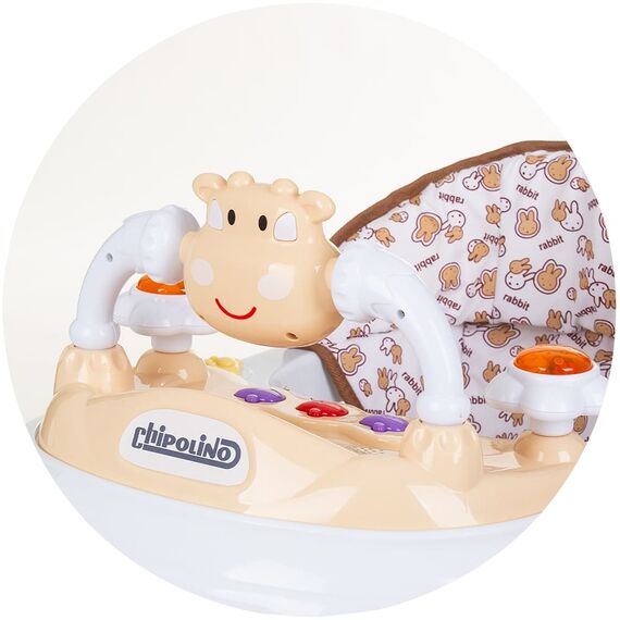 Premergator Chipolino Little Cow mocca, Culoare: Maro - poza 3 - ExclusivMAG.ro