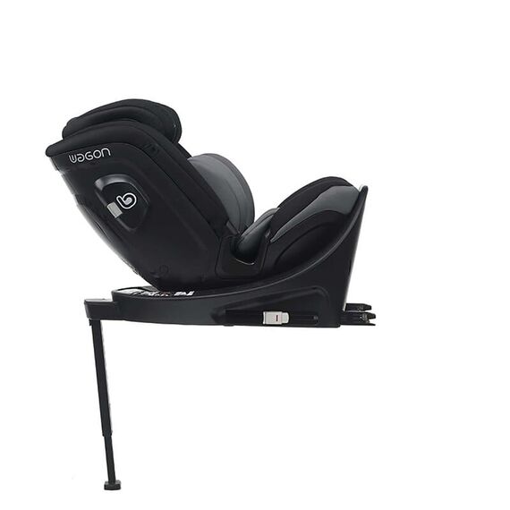 Scaun auto, Be Cool, Wagon I-Size, Rotire 360 grade, 40 - 150 cm, 0 - 36 kg, Carbon, Culoare: Negru/Gri, Grupa: 0-36kg (0 luni - 12 ani) - poza 3 - ExclusivMAG.ro