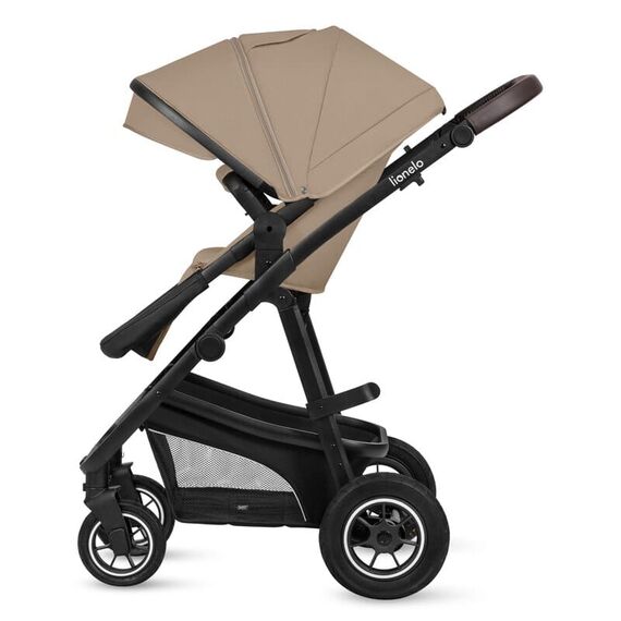 Carucior 3 in 1 Lionelo Bianka - Bej, Culoare: Crem, Model: 3 in 1 - poza 4 - ExclusivMAG.ro