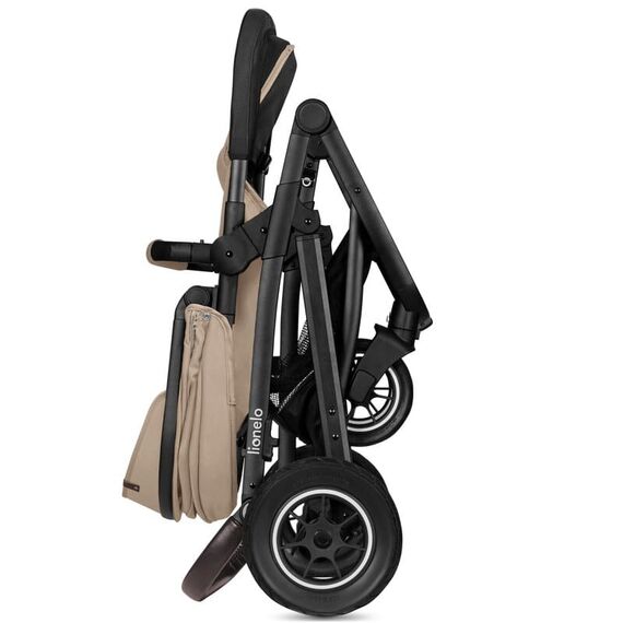 Carucior 3 in 1 Lionelo Bianka - Bej, Culoare: Crem, Model: 3 in 1 - poza 12 - ExclusivMAG.ro