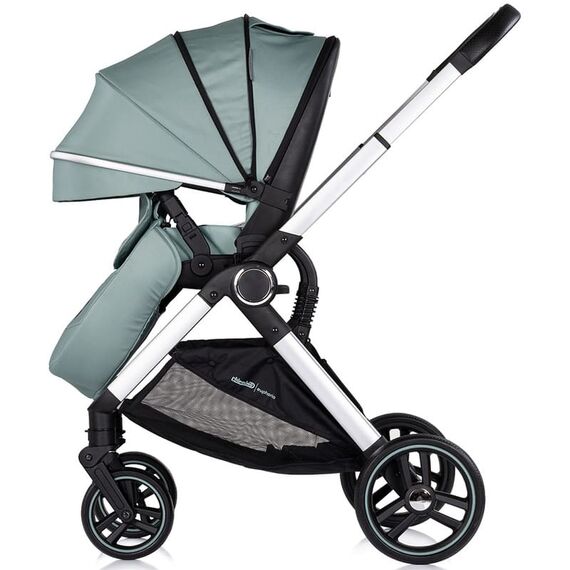 Carucior Chipolino Euphoria 3 in 1 matcha, Culoare: Turcoaz, Model: 3 in 1 - poza 6 - ExclusivMAG.ro