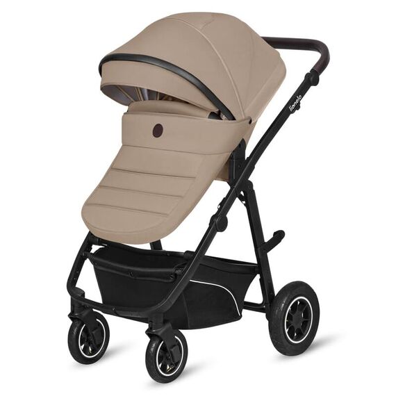 Carucior 3 in 1 Lionelo Bianka - Bej, Culoare: Crem, Model: 3 in 1 - poza 3 - ExclusivMAG.ro