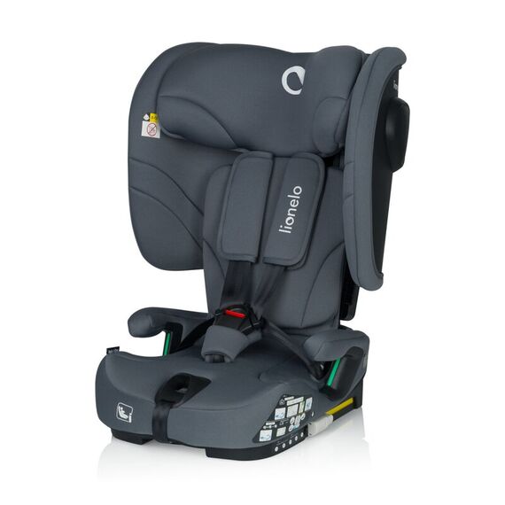 Scaun auto pliabil, Lionelo, Nelly, i-Size, 76- 150 cm, Gri, Culoare: Gri, Grupa: 9-36kg (9 luni - 12 ani) - poza 2 - ExclusivMAG.ro