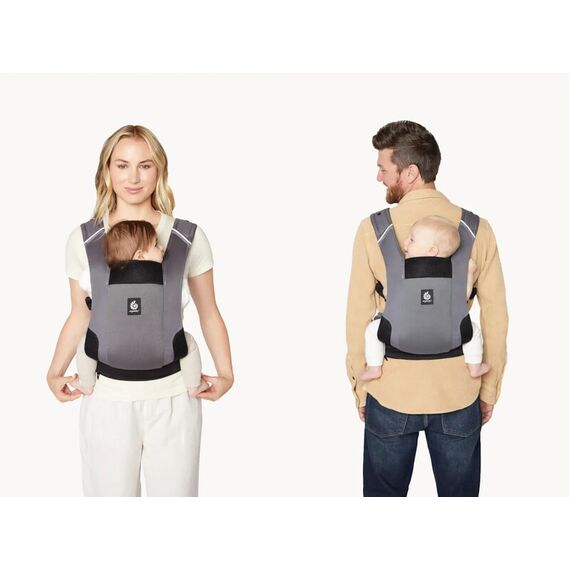 Ergobaby Marsupiu Away Graphite Grey, Culoare: Gri - poza 3 - ExclusivMAG.ro