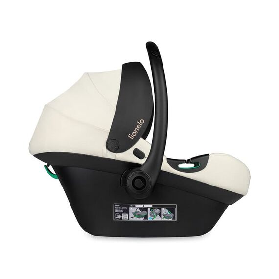Scoică auto Lionelo Astrid i-Size - Crem, Culoare: Crem, Grupa: 0-13kg (0 luni - 12 luni) - poza 7 - ExclusivMAG.ro
