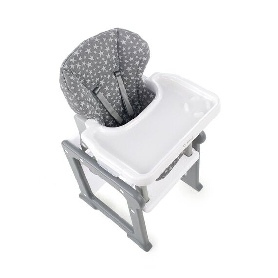 Scaun de masa, Jane, Activa Evo 2 in 1, Transformabil in birou cu scaun, Star, Culoare: Alb/Gri - poza 2 - ExclusivMAG.ro